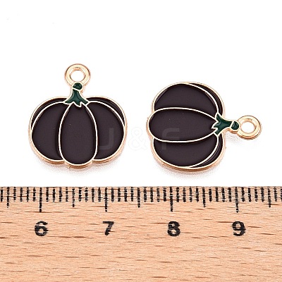 Thanksgiving Day Theme Alloy Enamel Pendants ENAM-T020-35L-1
