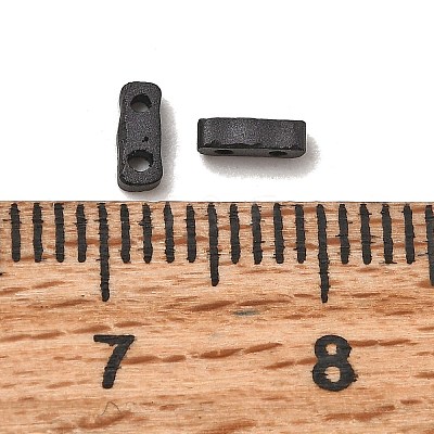 2-Hole Baking Paint Glass Seed Beads SEED-S023-17A-11-1
