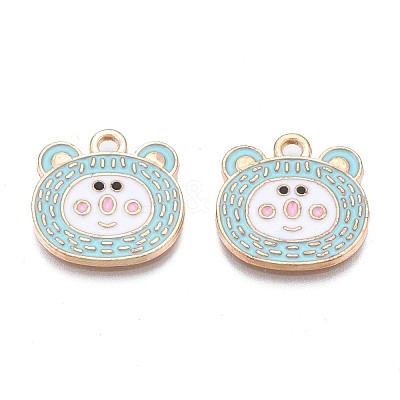 Alloy Enamel Pendants ENAM-N054-74A-1