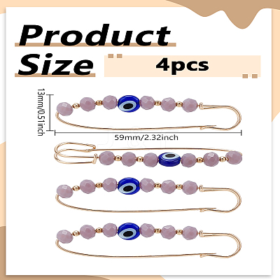 4Pcs Iron Kilt Pins JEWB-LP0005-05-1