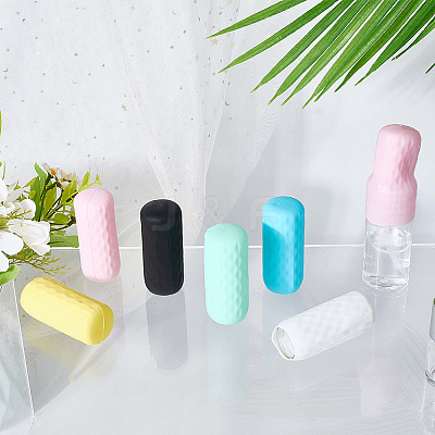 12Pcs 6 Colors Silicone Bottle Covers AJEW-GF0010-78-1
