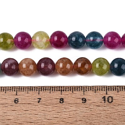 Natural Quartz Beads Strands G-N363-8mm-06-1