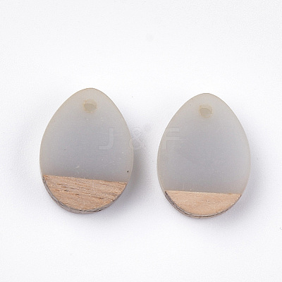 Resin & Walnut Wood Pendants RESI-S358-15D-1