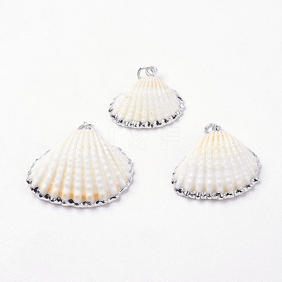 Electroplate Shell Pendants X-BSHE-L036-05-1