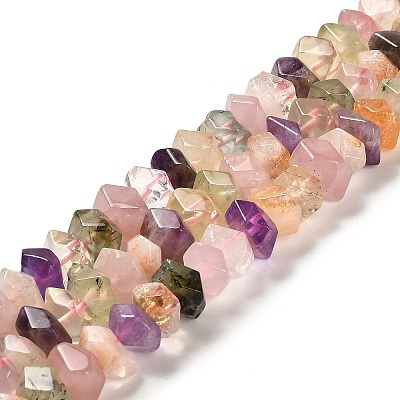 Natural Mixed Quartz Beads Strands G-N327-05-23-1