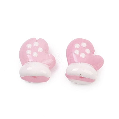 Baking Paint Glass Enamel Beads LAMP-R004-07G-1