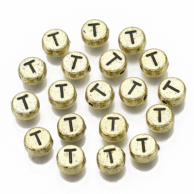 Plating Acrylic Beads X-PACR-CD0001-T-1