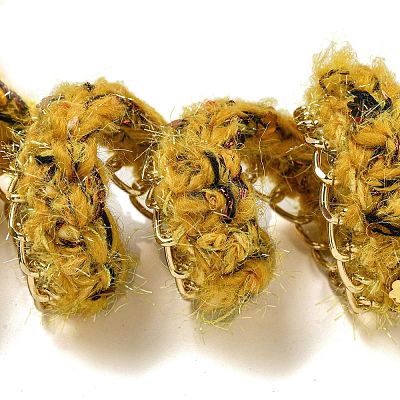 Polyester Crochet Lace Trim OCOR-Q058-35-1