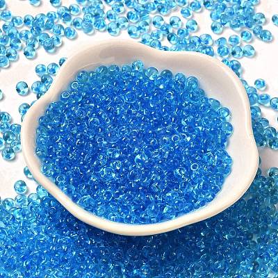 Transparent Colours Glass Seed Beads X1-SEED-P006-02A-08-1