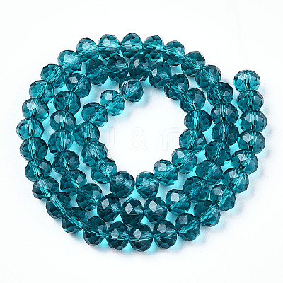 Glass Beads Strands EGLA-A034-T8mm-D27-A-1