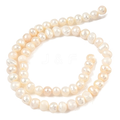Natural Cultured Freshwater Pearl Beads Strands PEAR-RM241213-1-1