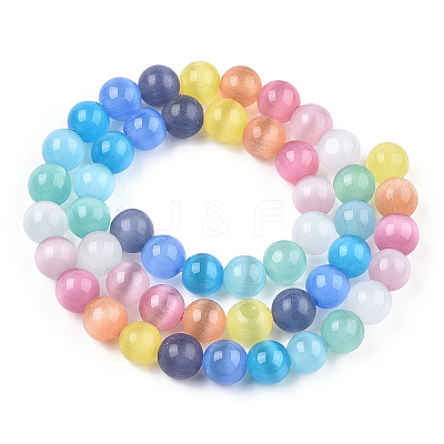 Cat Eye Beads Strands CE-N014-01-1