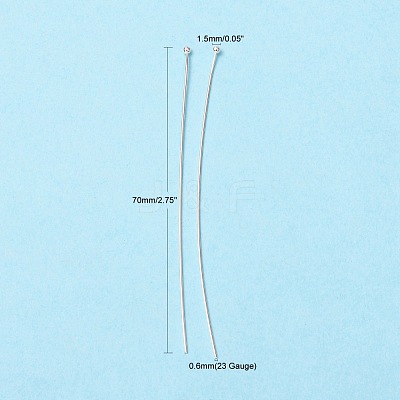 Brass Ball Head Pins X-RP0.6x70mm-S-1