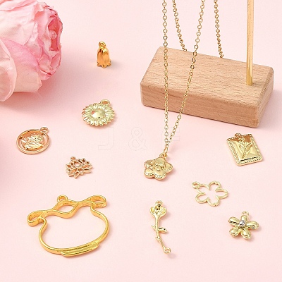 10Pcs 10 Styles Alloy Pendants FIND-YW0010-87-1