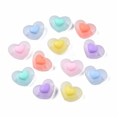 Transparent Acrylic Beads TACR-S135-017-1