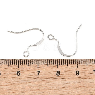 Brass Flat Ear Wire KK-CBA57BD-09P-1