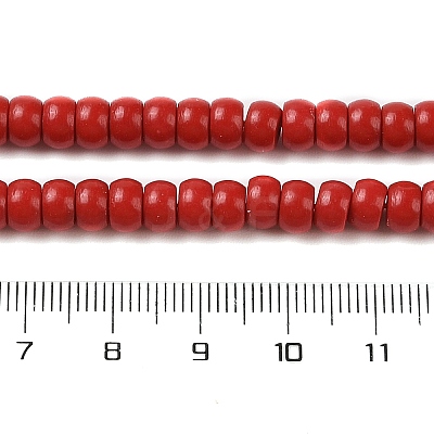 Dyed Synthetic Coral Beads Strands CORA-P010-05B-1