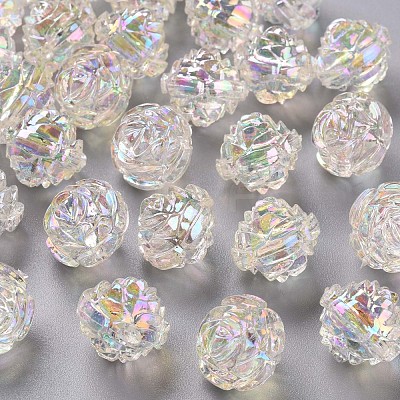 Transparent Acrylic Beads TACR-S154-31C-205-1