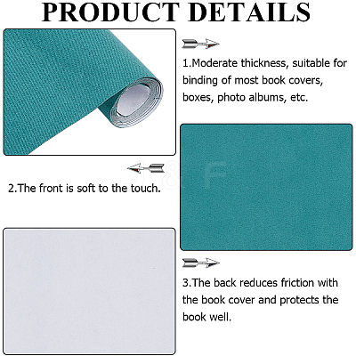 2 Sheets 2 Colors Faux Suede Book Covers DIY-CP0011-10A-1