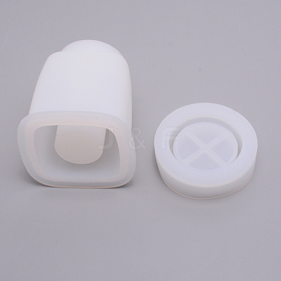 Cuboid Storage Box Bottle Container Silicone Molds DIY-WH0175-44-1