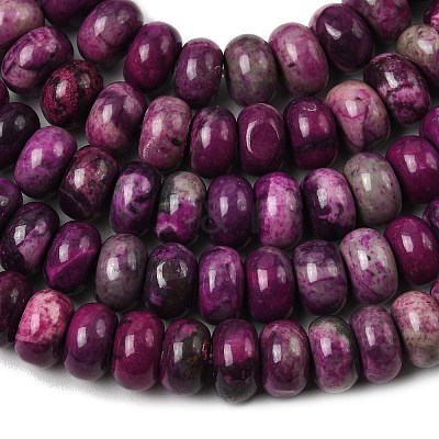Natural Map Stone/Picasso Stone/Picasso Jasper Beads Strands G-A280-A12-01-1