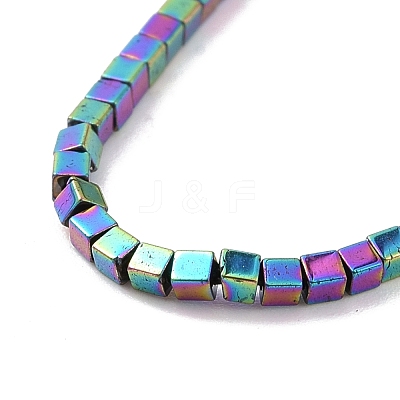 Electroplated Non-magnetic Synthetic Hematite Beads Strands G-G862-03E-1