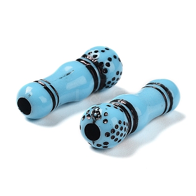 Opaque Acrylic Beads OACR-G016-05-1