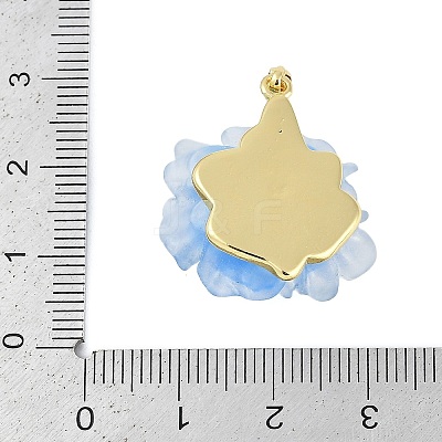 Rack Plating Brass Pendants KK-C082-15G-05-1