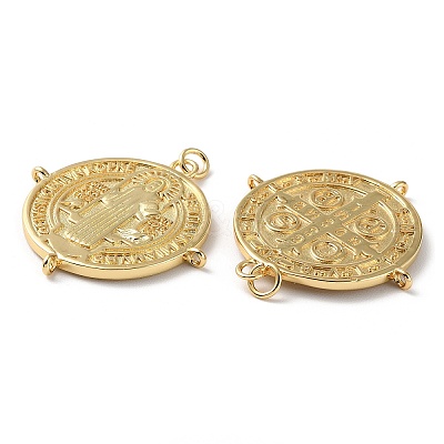 Rack Plating Brass Pendants KK-M254-13A-G-1