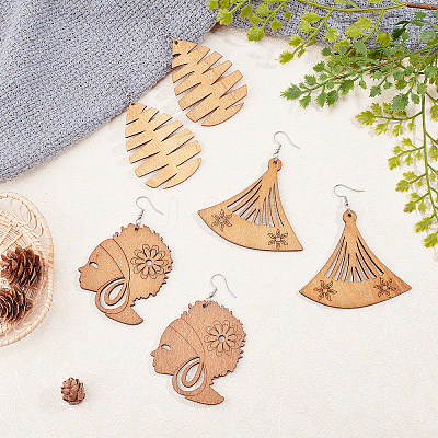 DIY Dangle Earring Making Kits DIY-FH0001-35-1