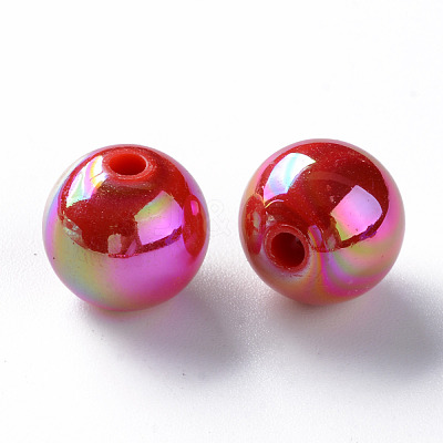 Opaque Acrylic Beads MACR-S370-D12mm-A14-1