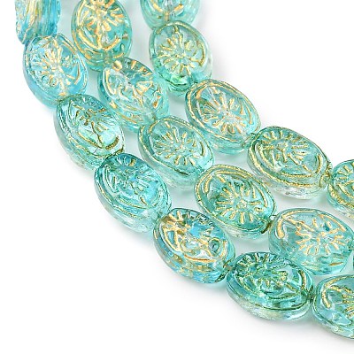 Transparent Glass Beads Strands GLAA-F114-05C-1