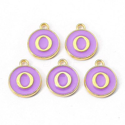 Golden Plated Alloy Enamel Charms LS-X-ENAM-S118-10O-1