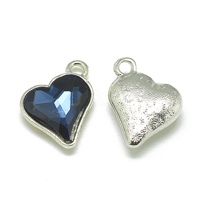 Alloy Glass Pendants PALLOY-T040-12mm-13-1