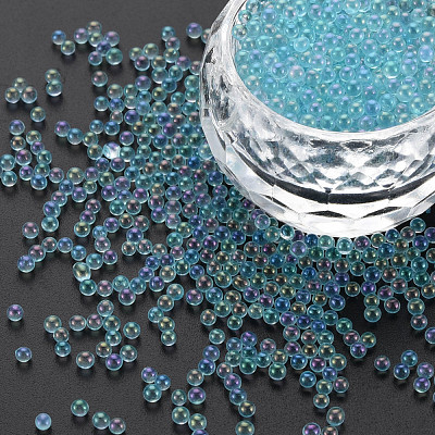 DIY Nail Art Decoration Mini Glass Beads MRMJ-N028-001A-B09-1
