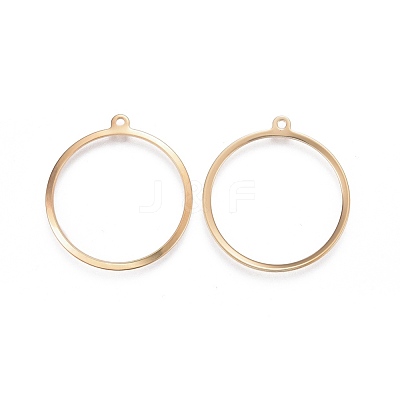 201 Stainless Steel Pendants X-STAS-F192-023G-1