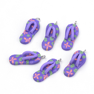 Handmade Polymer Clay Pendants X-CLAY-Q239-003-1