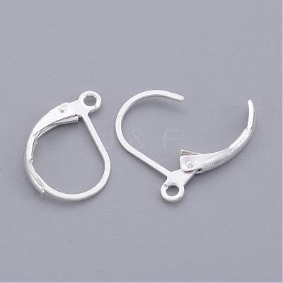 Brass Leverback Earring Findings EC223-S-1