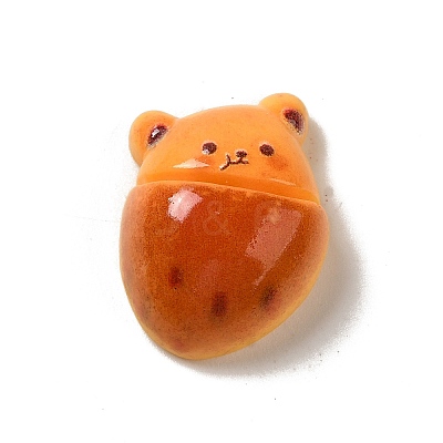 Opaque Resin Imitation Food Decoden Cabochons X-CRES-A058-01C-1