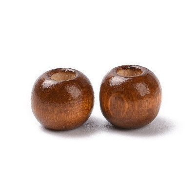 Natural Wood European Beads JX492A-1