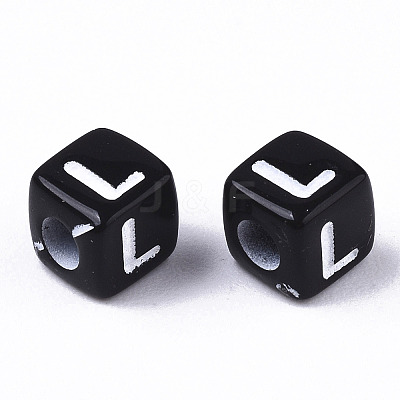 Opaque Acrylic Beads LS-SACR-N002-01L-1