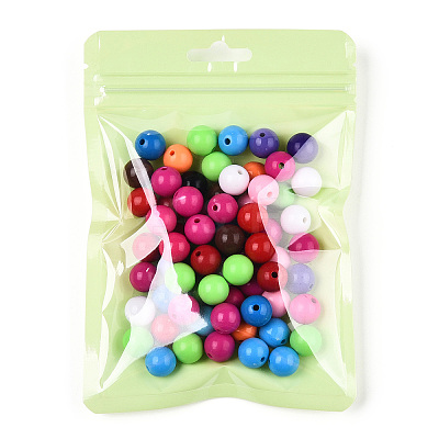 Macaron Color Plastic Yin-yang Resealable Bags OPP-N001-01E-10-1