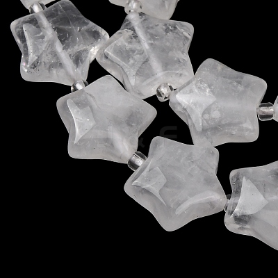 Natural Quartz Crystal Beads Strands G-K359-E21-1
