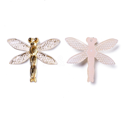 Transparent Resin Pendants LS-RESI-WH0020-020A-1