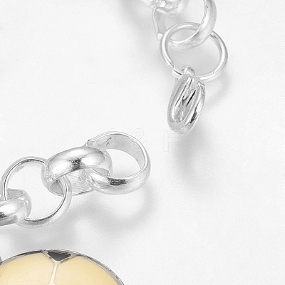 Handmade Lampwork Charm Bracelets J-JB00116-1