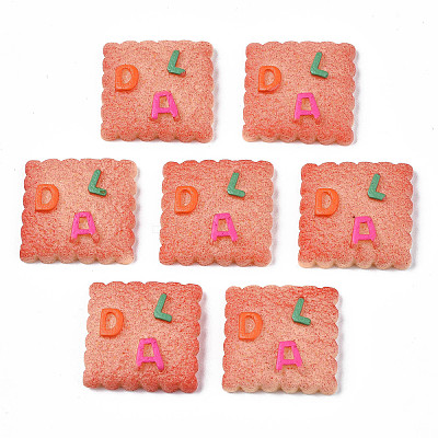 Opaque Epoxy Resin Cabochons CRES-S358-61-1