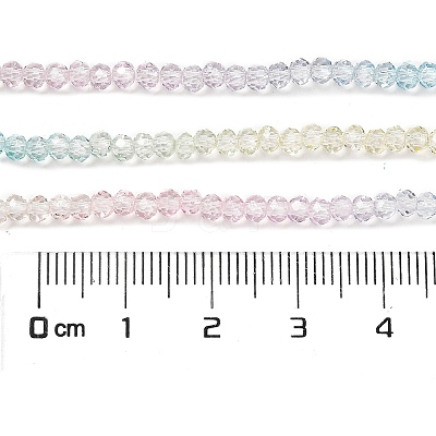 Transparent Painted Glass Beads Strands LS-DGLA-A034-T2mm-A21-1