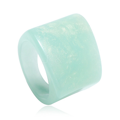 Rectangle Acrylic Finger Rings for Women WGE6404-03-1