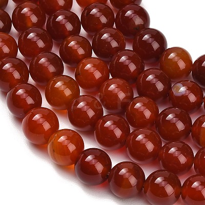 Natural Carnelian Beads Strands GG-CBA1CAF-A01-10mm-1