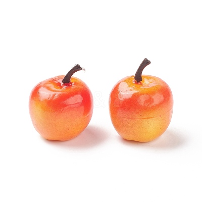 Mini Foam Imitation Apples LS-DJEW-XCP0001-05C-1